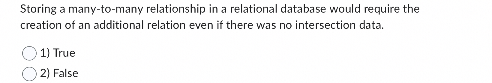 Storing a many - to - many relationship in a