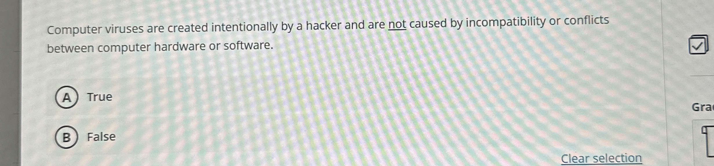 Computer viruses are created intentionally by a