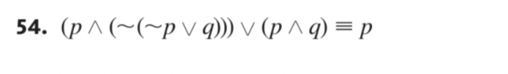 code class = "asciimath" > ( p ( ( p V q ) ) ) V