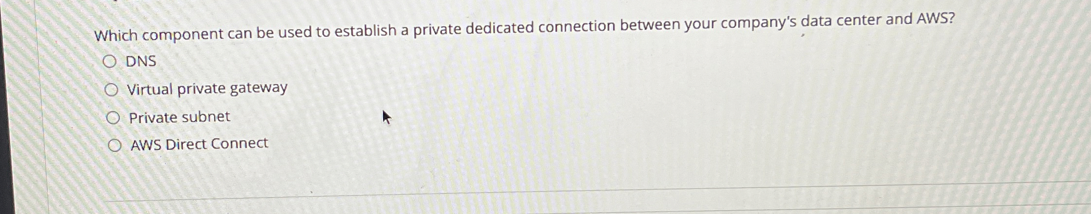 Which component can be used to establish a