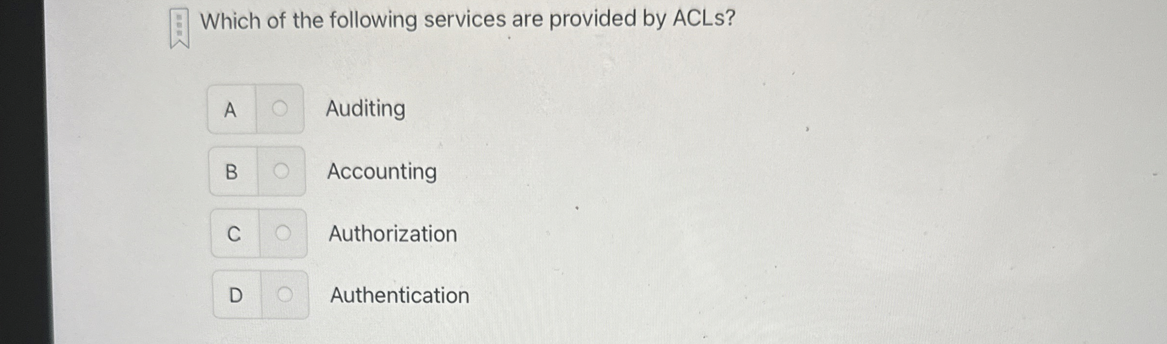 Which of the following services are provided by
