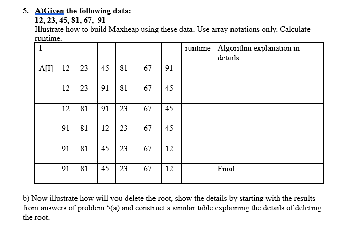 Given the following data: 1 2 , 2 3 , 4 5 , 8 1 ,