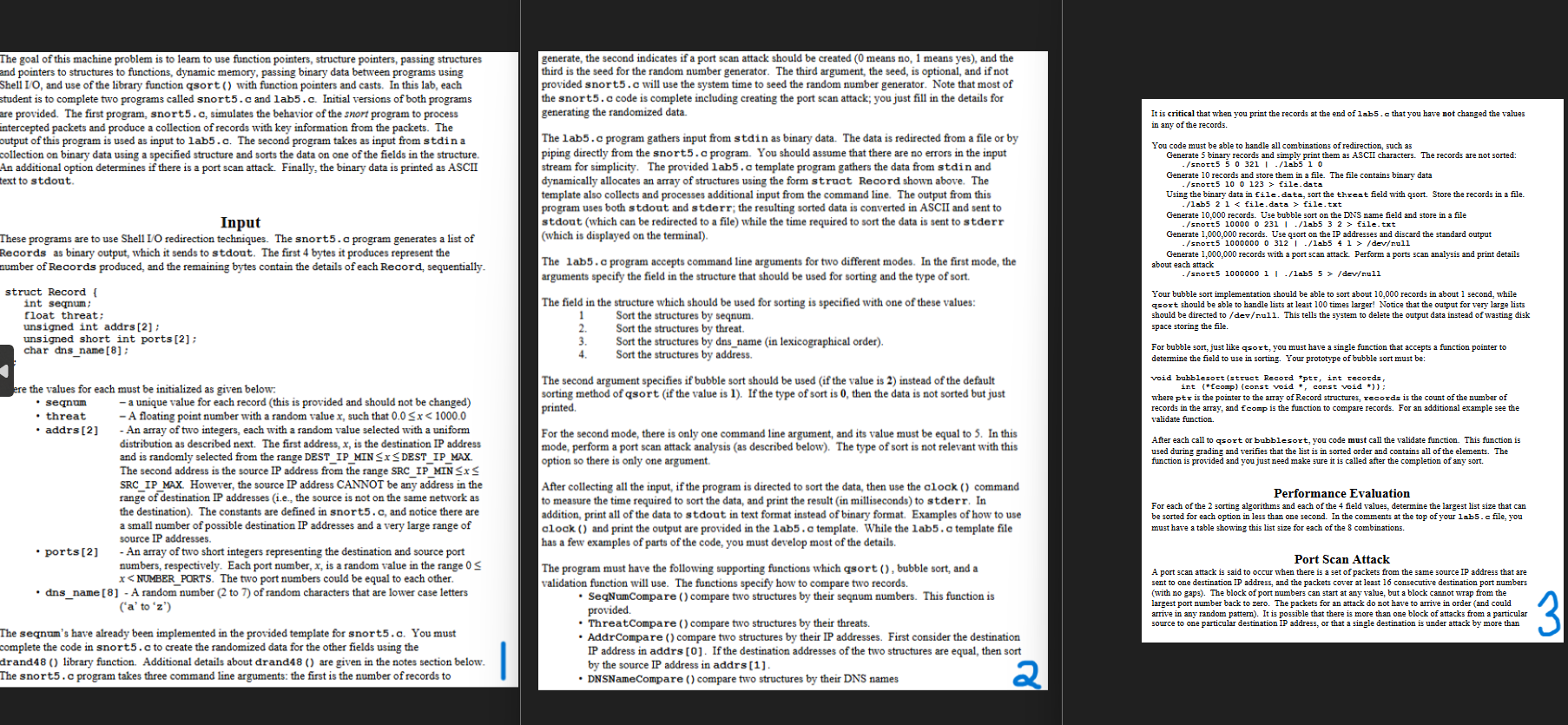 Using the photos for the guideline and lab 5 . c