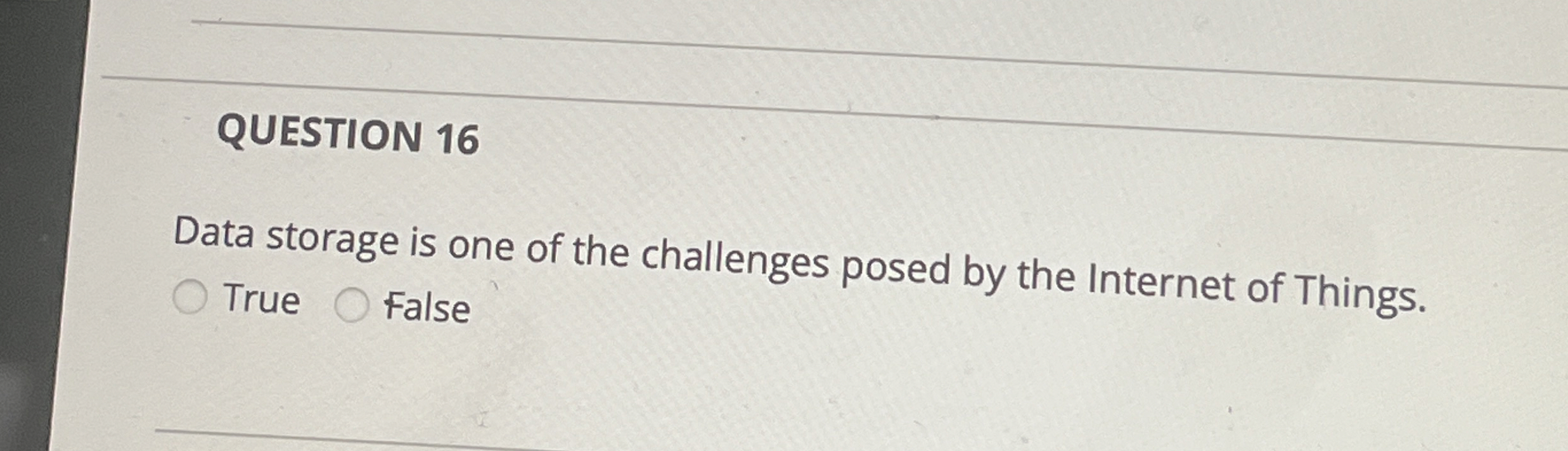 QUESTION 1 6 Data storage is one of the