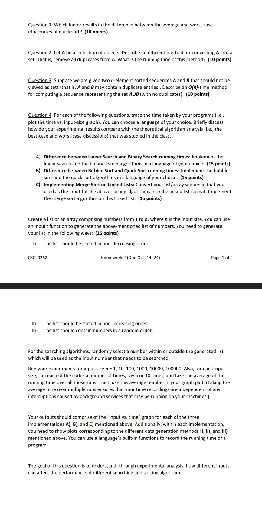 Question 1 : Which factor results in the