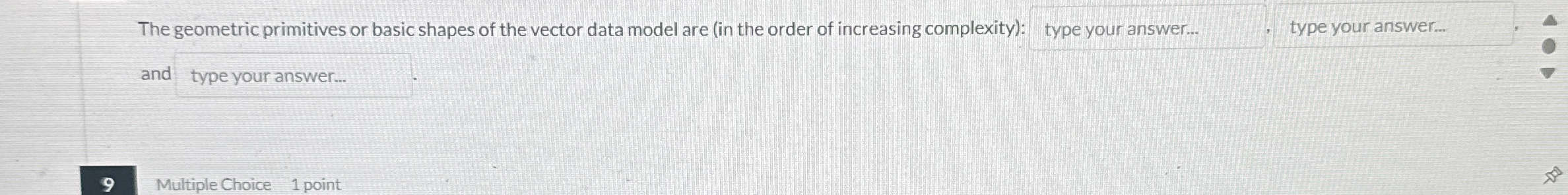 The geometric primitives or basic shapes of the