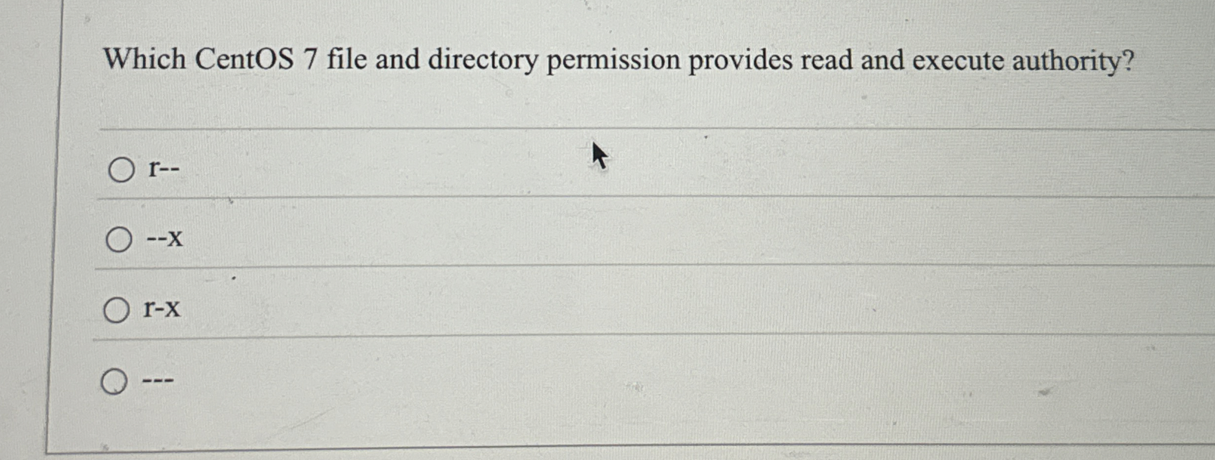 Which CentOS 7 file and directory permission