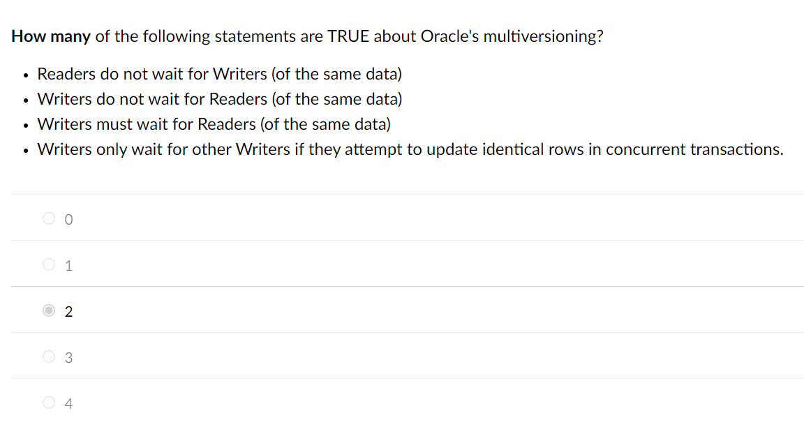 How many of the following statements are TRUE