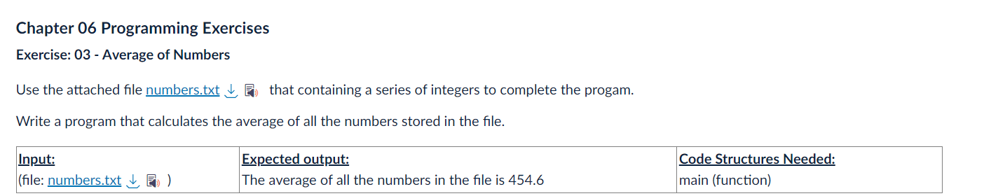 Chapter 0 6 Programming Exercises Exercise: 0 3 -