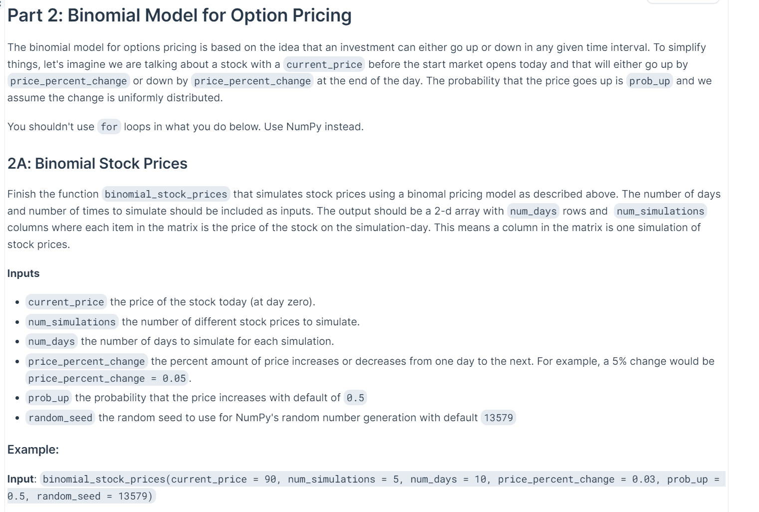 Binomial Model for Option Pricing in Python,