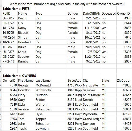 Show me the steps to create a query that will