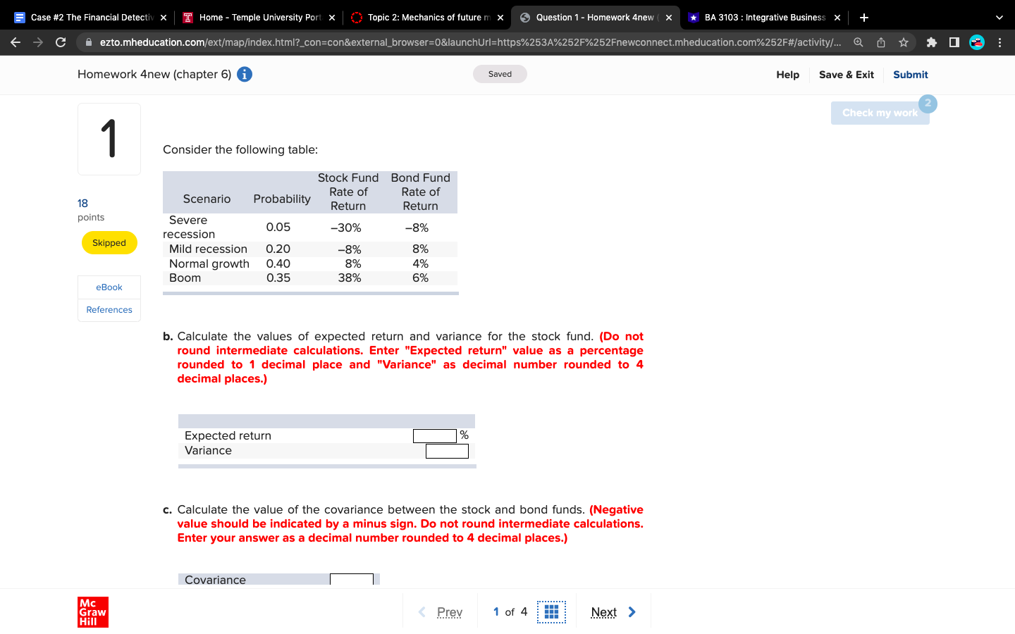 Case #2 The Financial Detectivex T Home - Temple