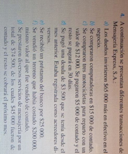 A continuacion se presentan diferentes