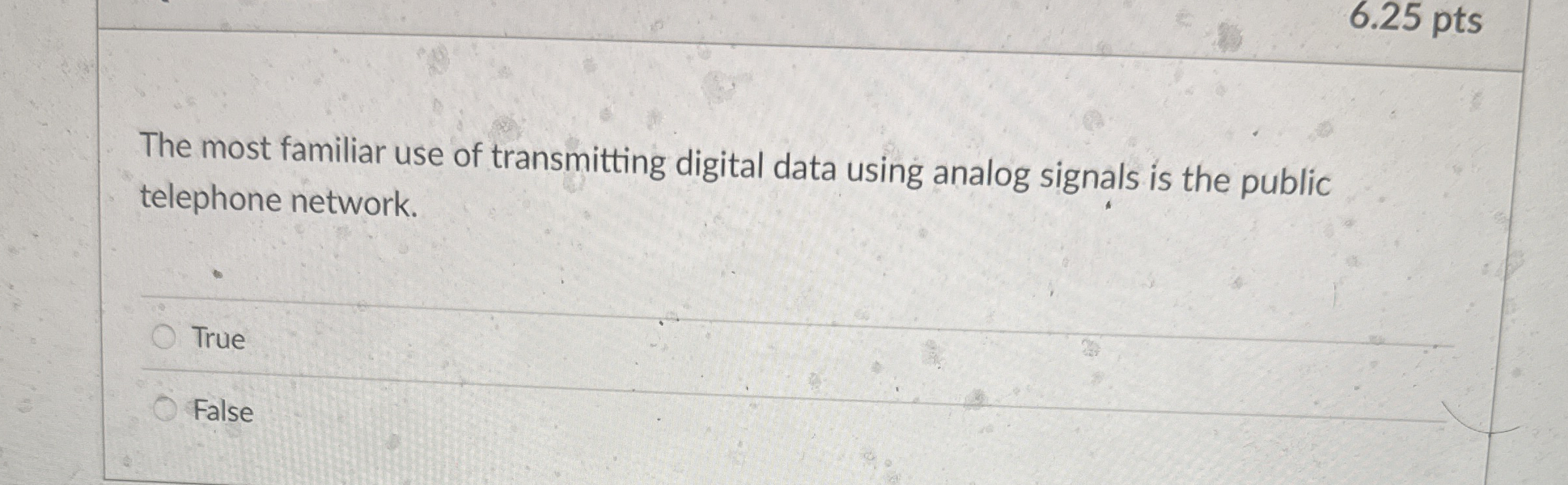 The most familiar use of transmitting digital