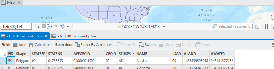I ' m trying to plot all of the States in The