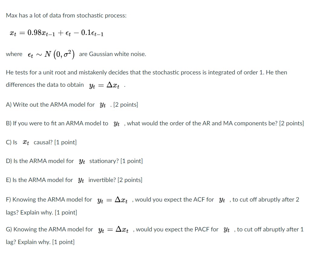 Explain these questions (2) Extemalities (10 pts)