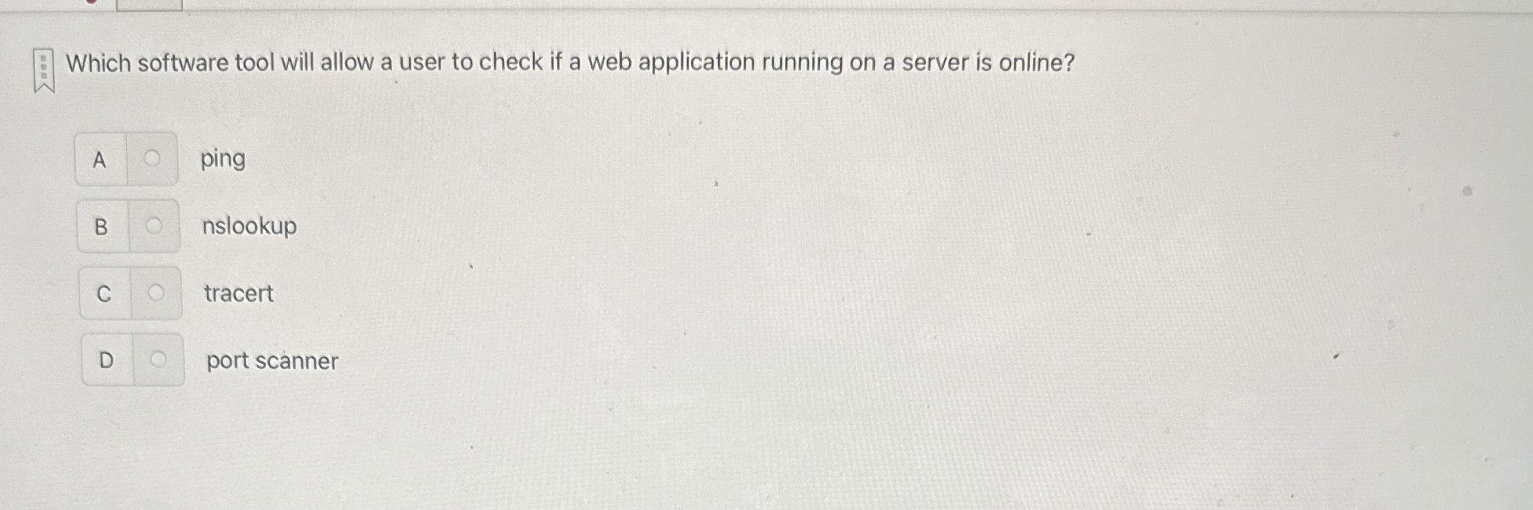 Which software tool will allow a user to check if