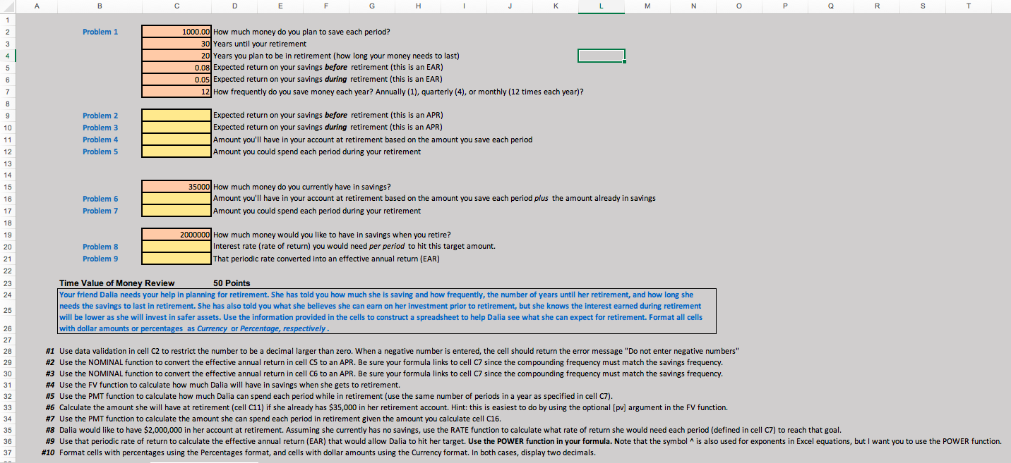 A B C D E F G H K L M N P Q R S N - Problem 1