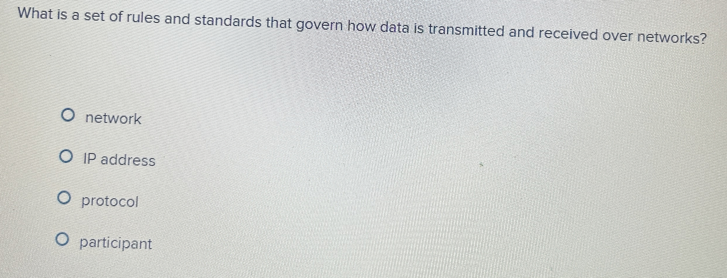 What is a set of rules and standards that govern