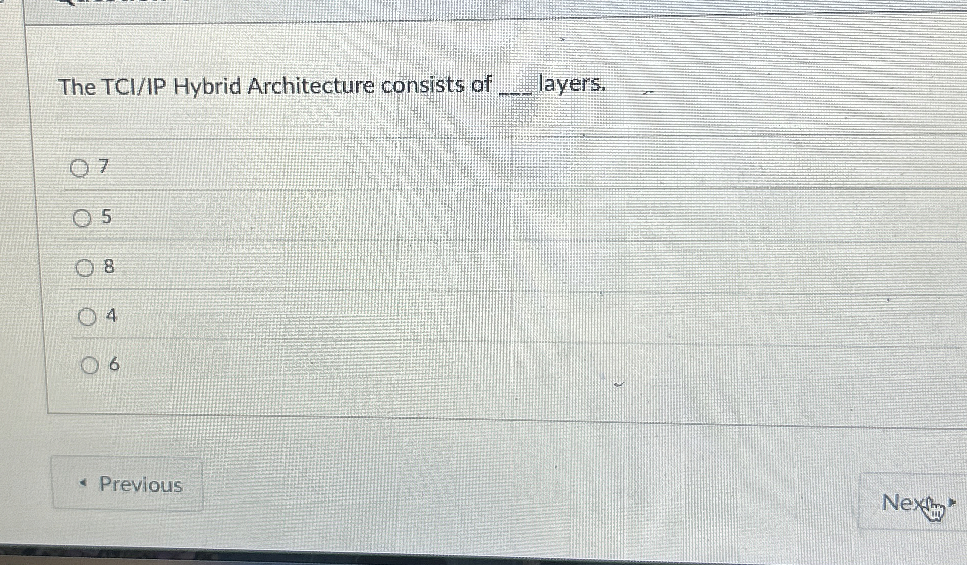 The TCI / IP Hybrid Architecture consists of