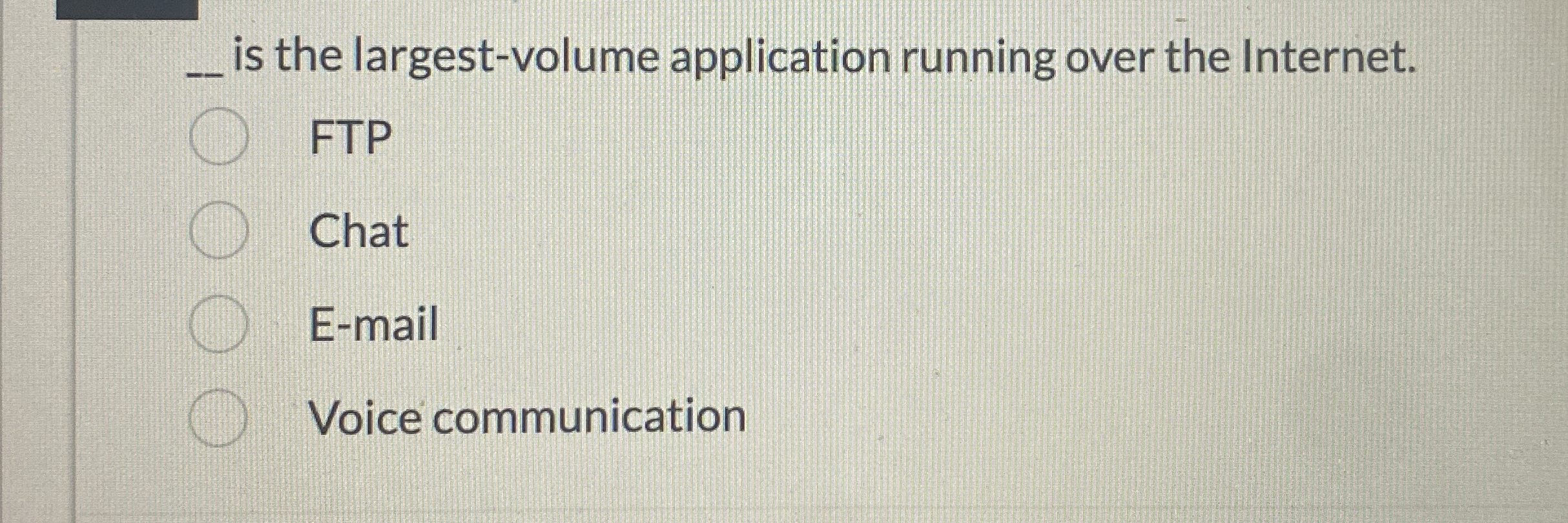 _ _ is the largest - volume application running