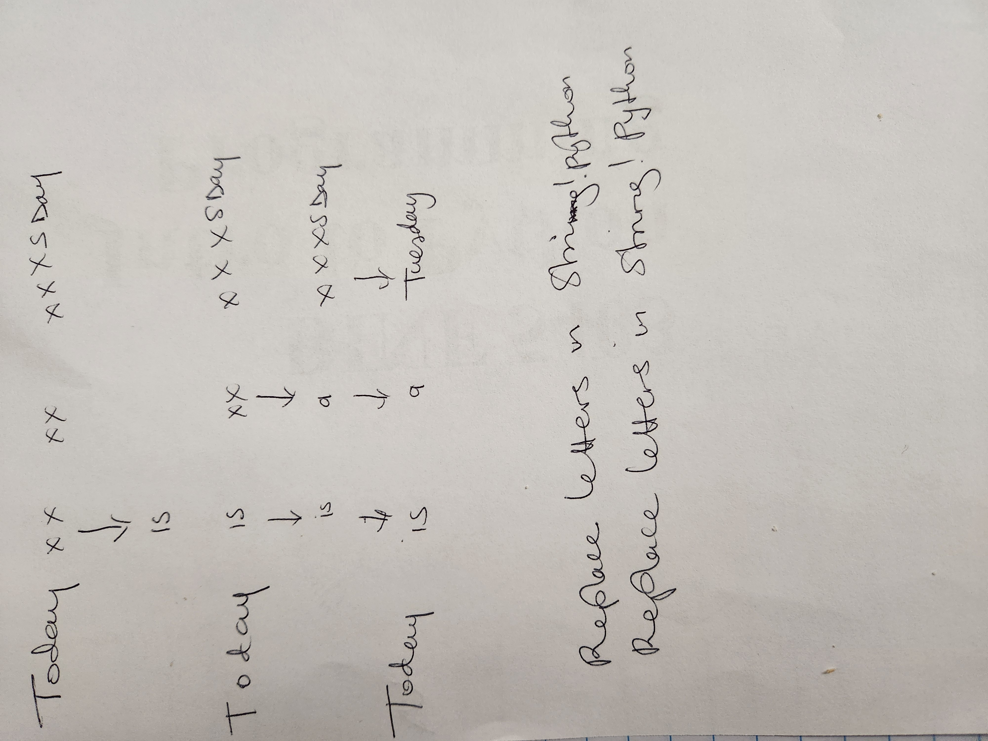 Replace Letters in the string using the string