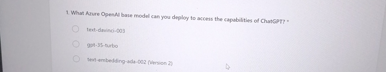 What Azure OpenAI base model can you deploy to