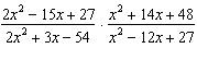 code class = "asciimath" > ( 2 x ^ ( 2 ) - 1 5 x