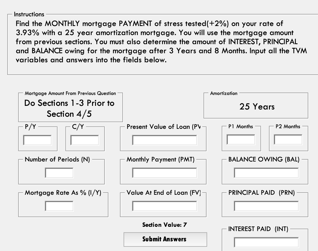 . O O Section 2 - Down Payment Please enter the