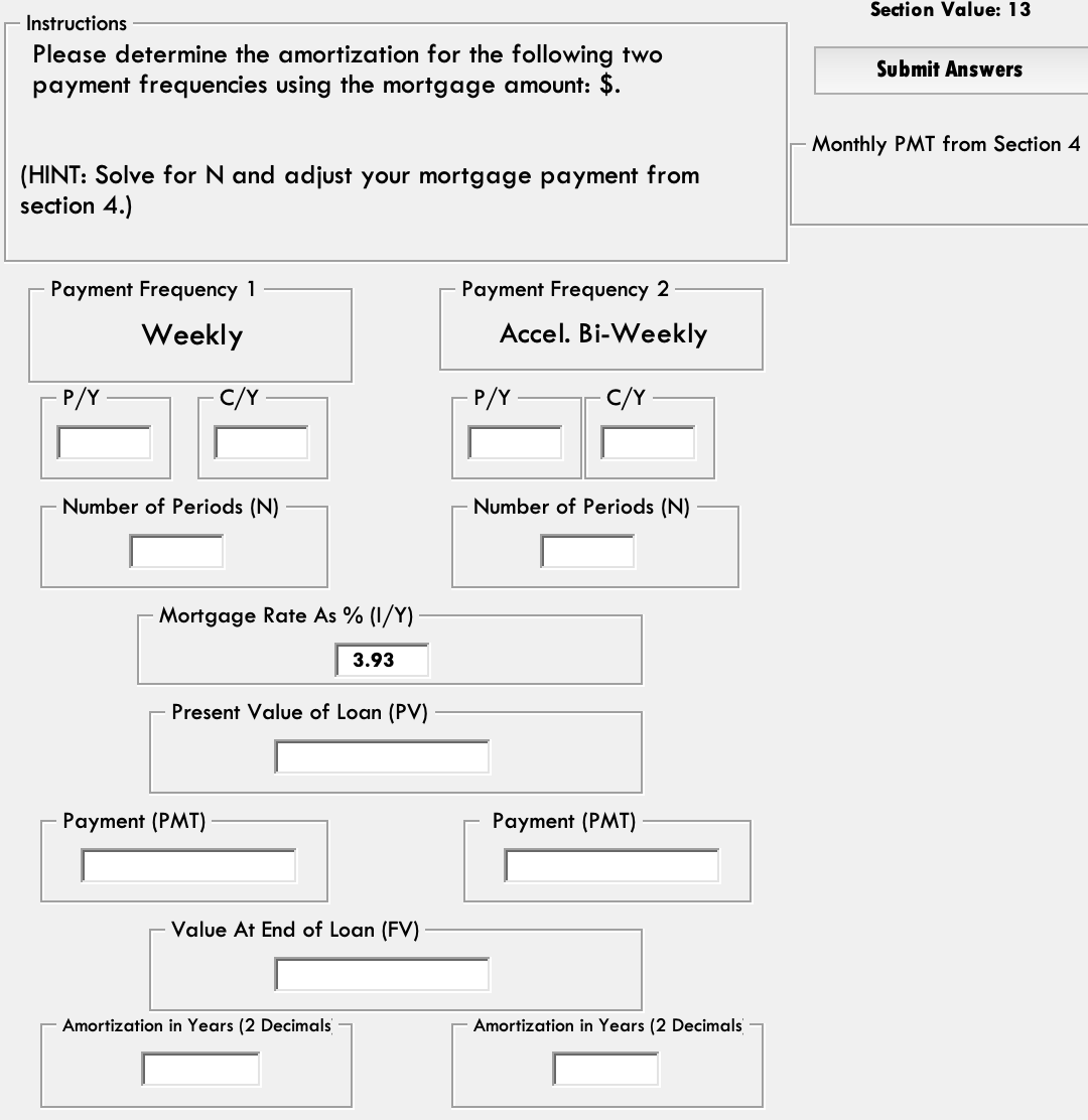 . O O Section 2 - Down Payment Please enter the