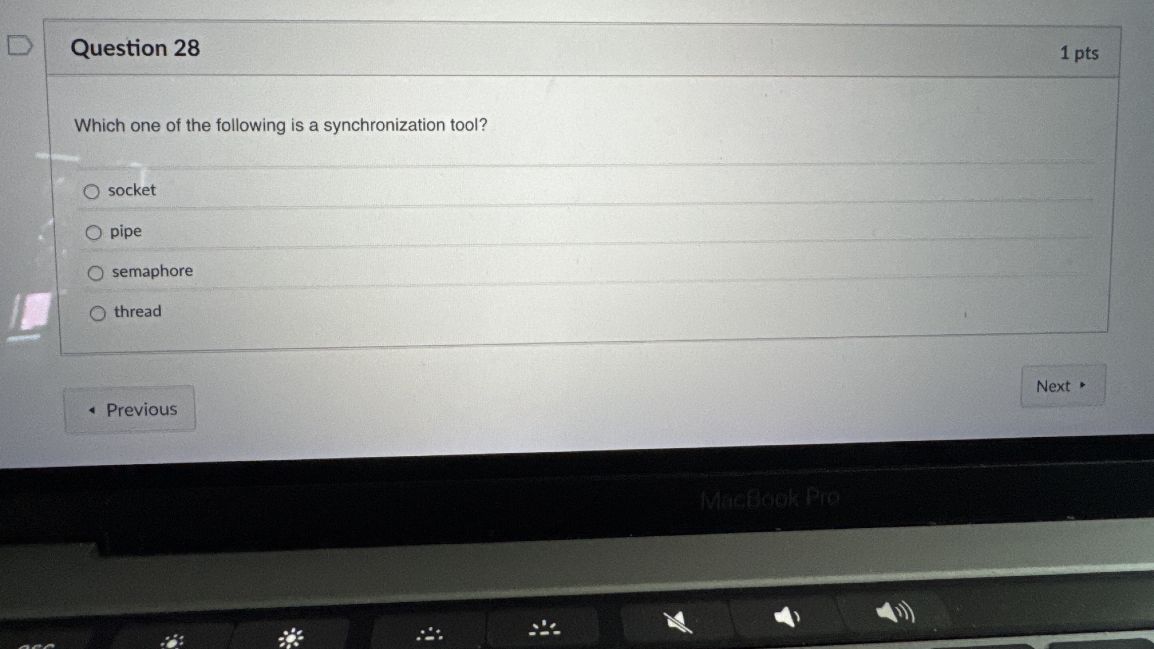 Question 2 8 Which one of the following is a