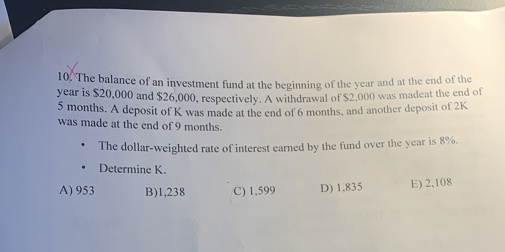 No excel spreadsheet answer. Please show step by