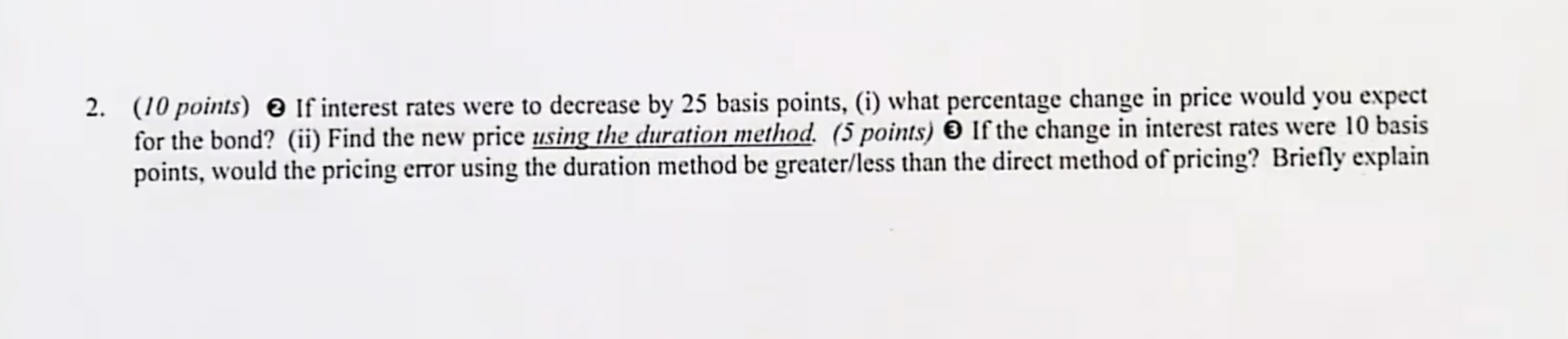 7 (/0 P017115) 8 If interest rates were to