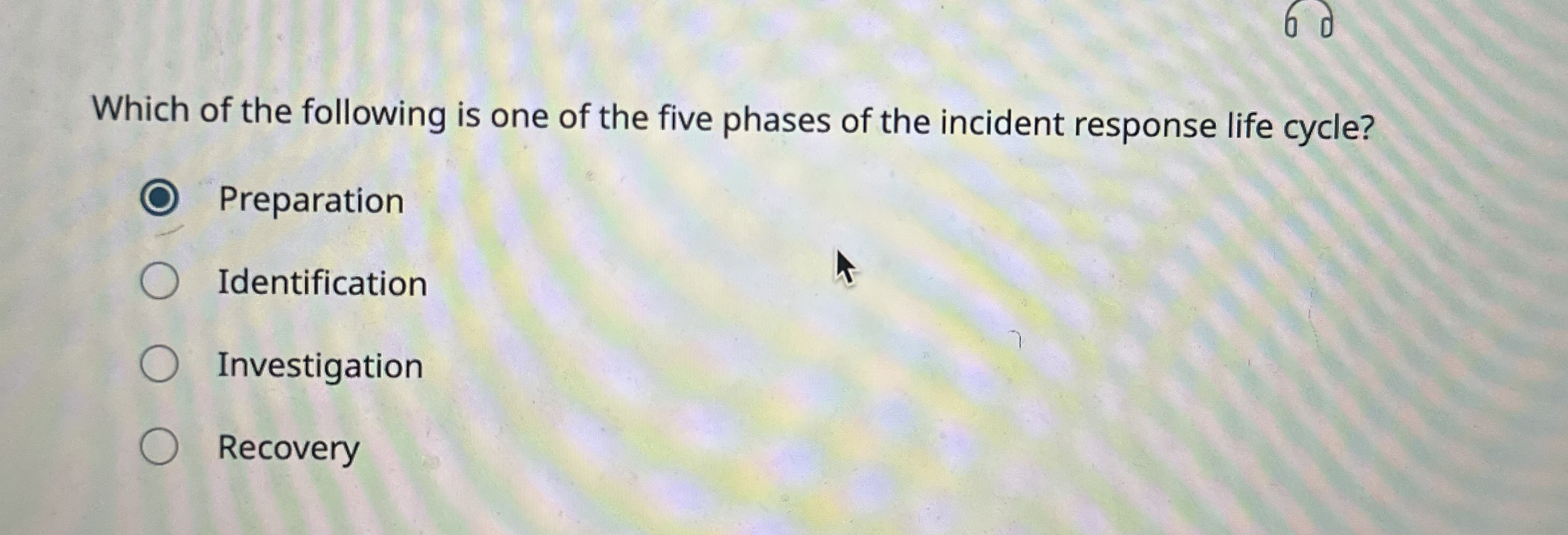Which of the following is one of the five phases