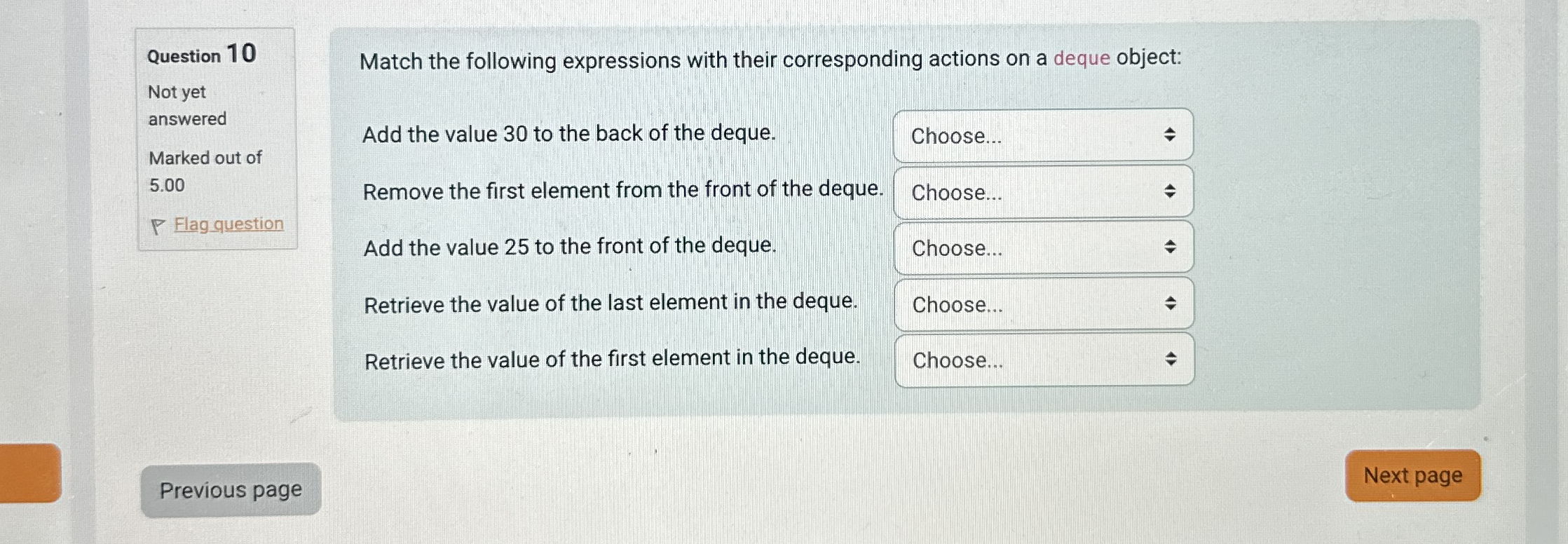 Match the following expressions with their
