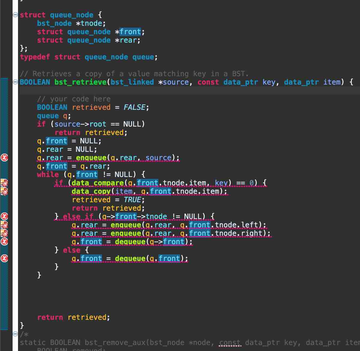 Implement a function that retrieves a copy of a