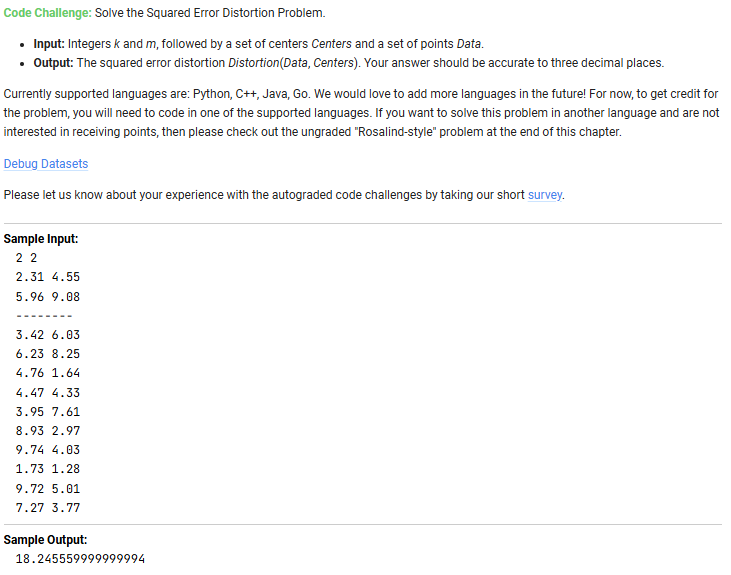 Code Challenge: Solve the Squared Error