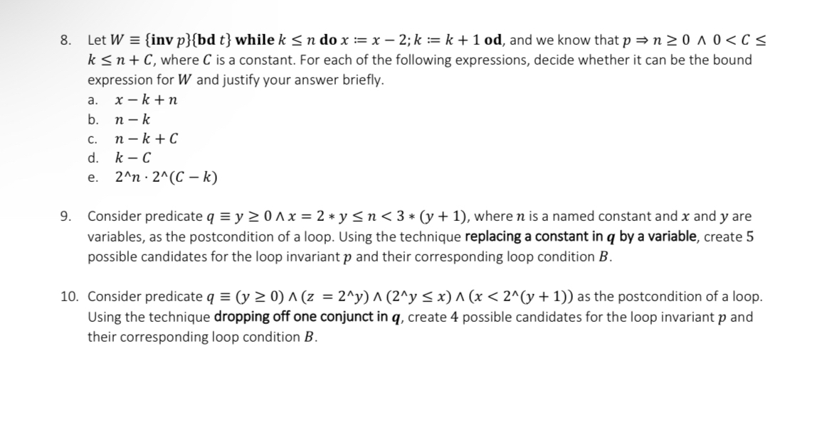 Consider predicate 0 = 2 < 3 ( + 1 ) , where is a