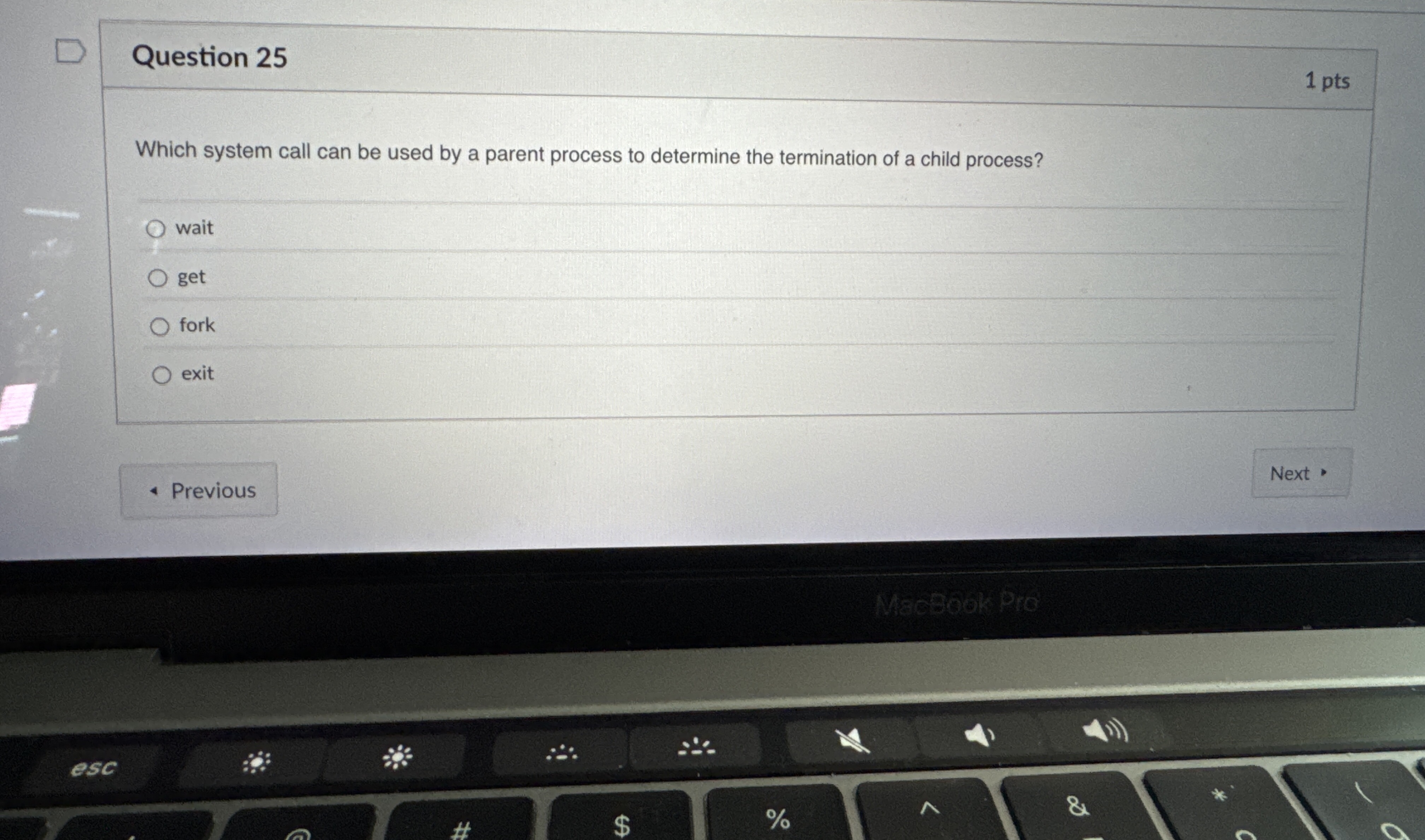Question 2 5 Which system call can be used by a