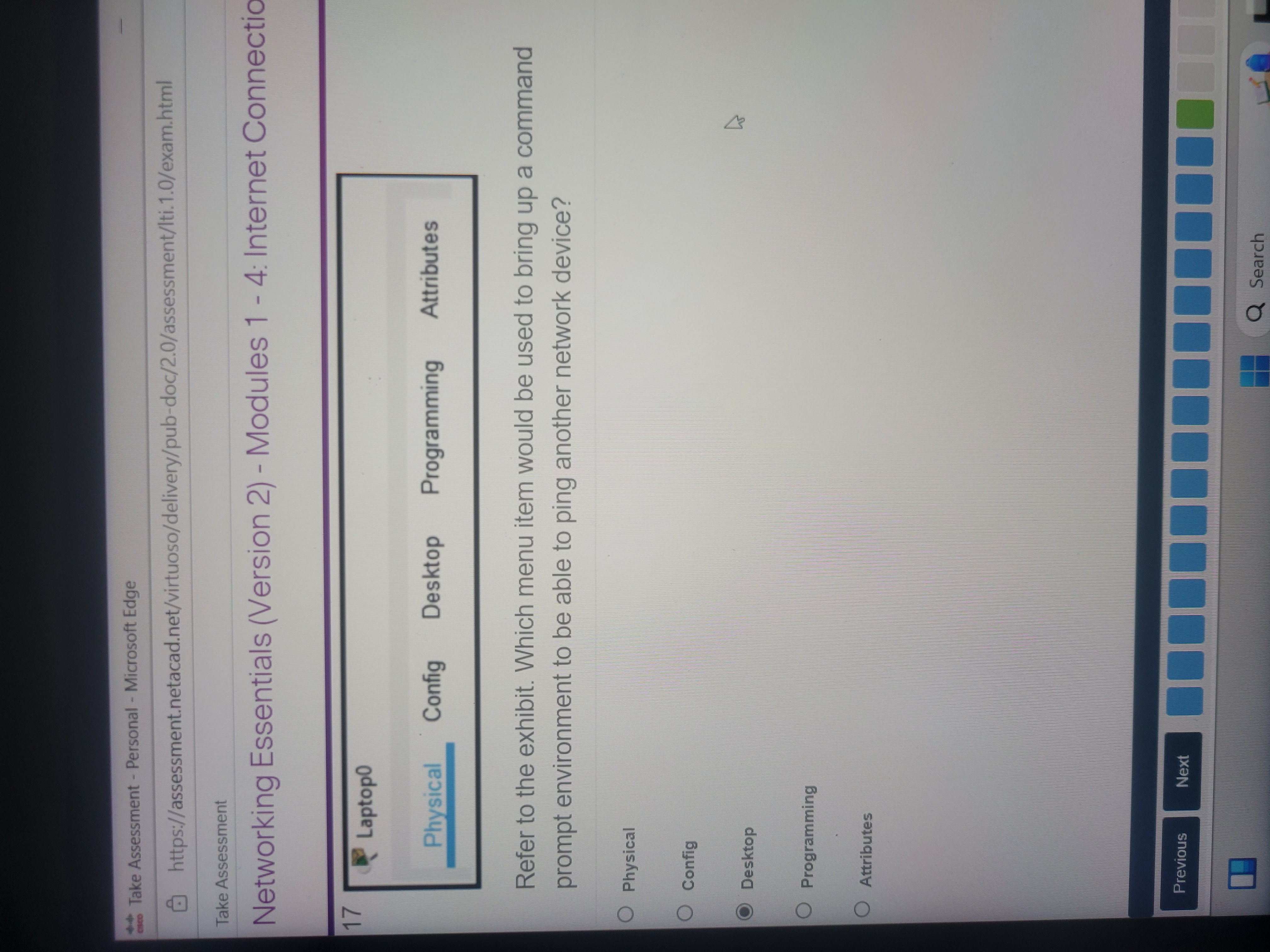 Refer to the exhibit. Which menu item would be