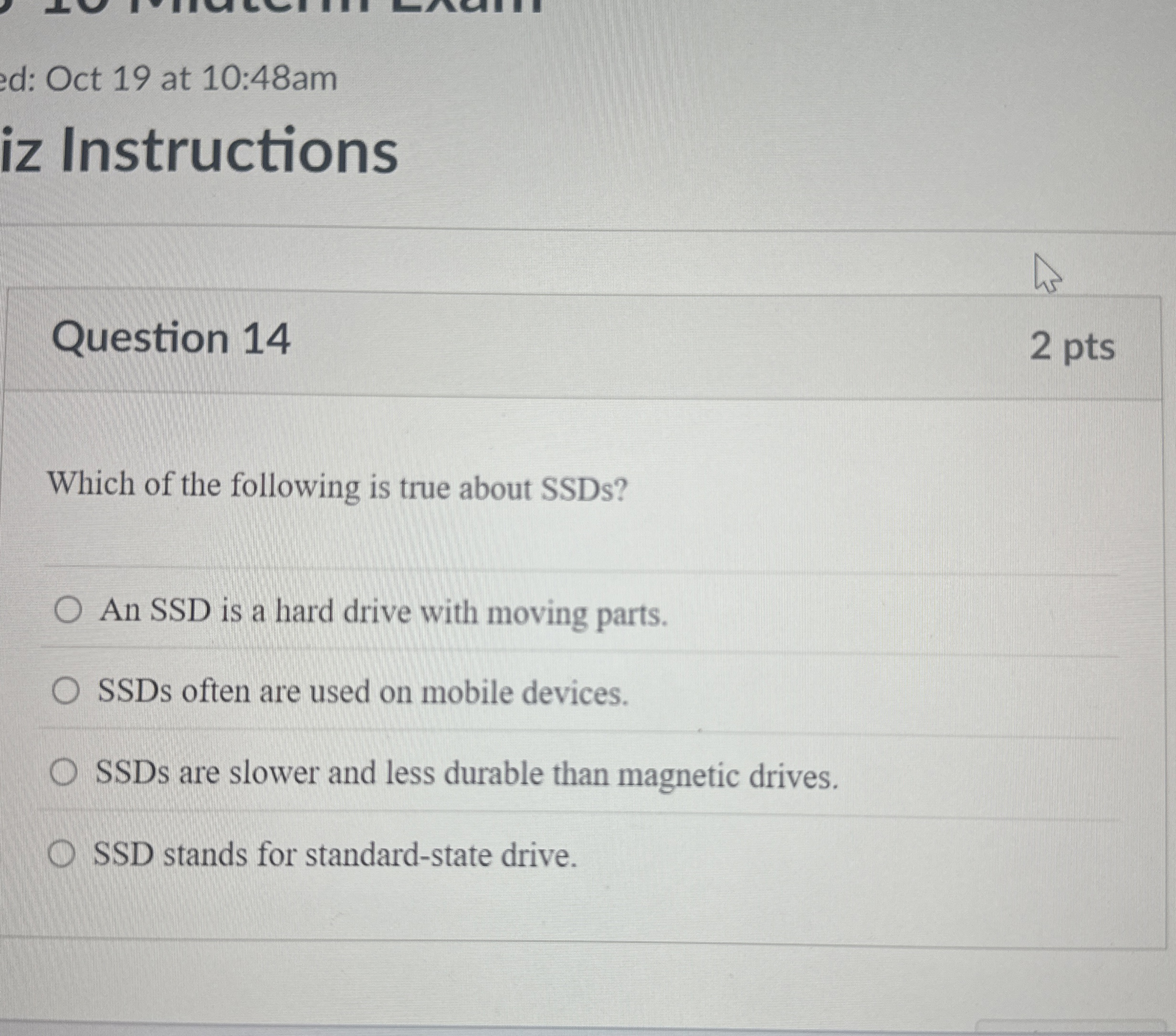 Oct 1 9 at 1 0 : 4 8 am iz Instructions Question