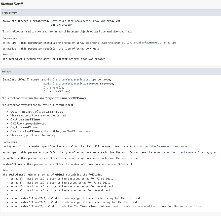 1 8 . 7 SortDriverGeneric Class You will write