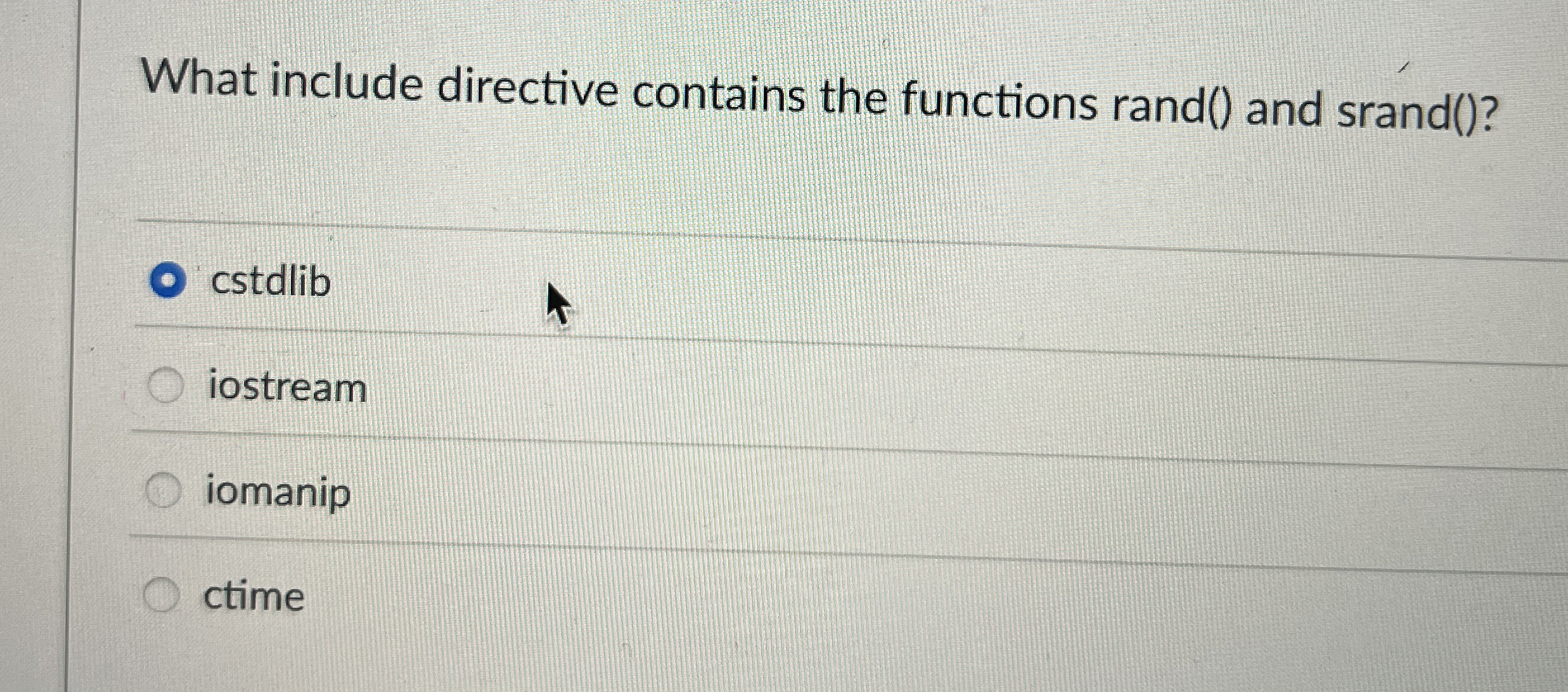 What include directive contains the functions