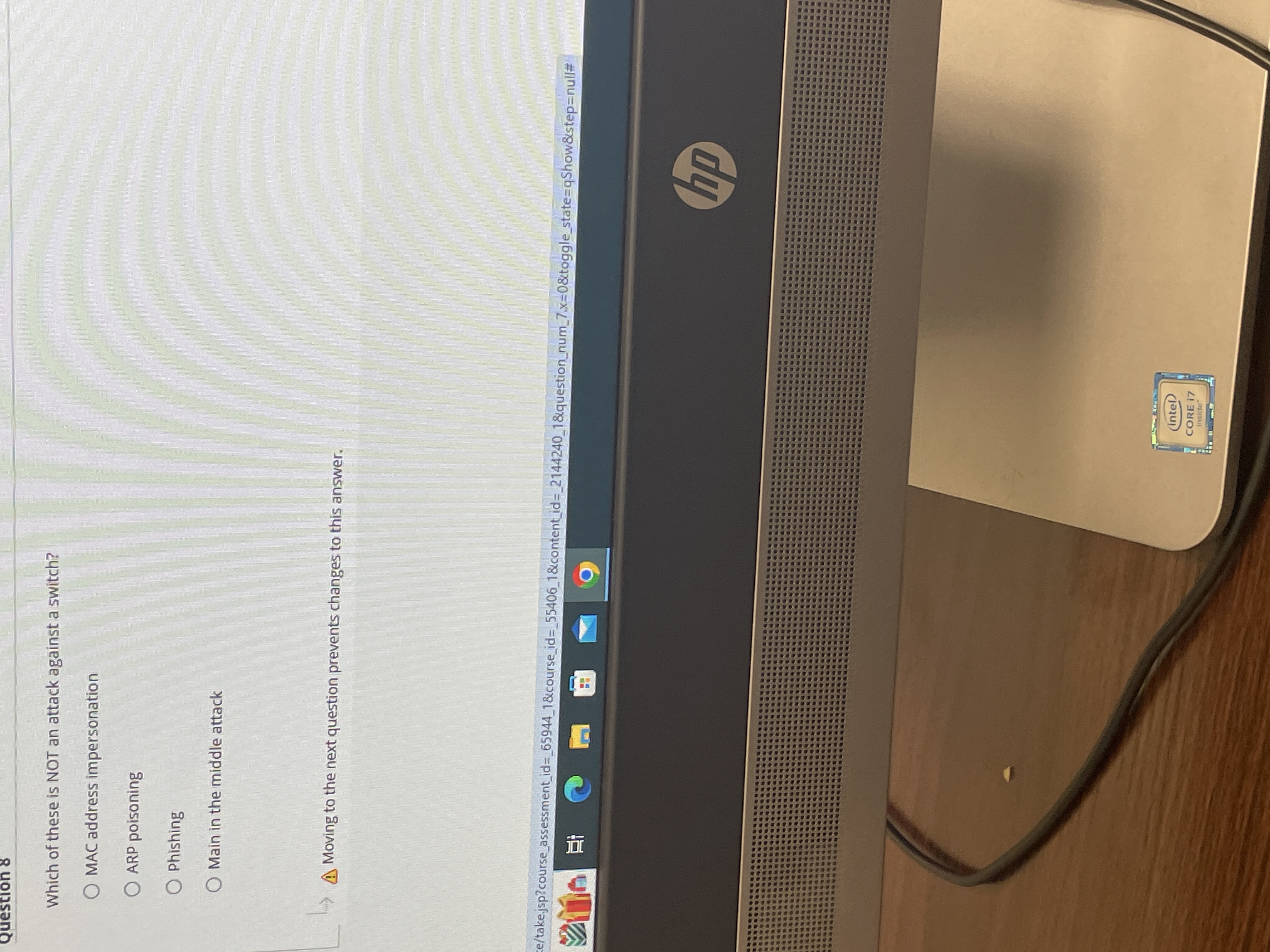 Question Which of these is NOT an attack against