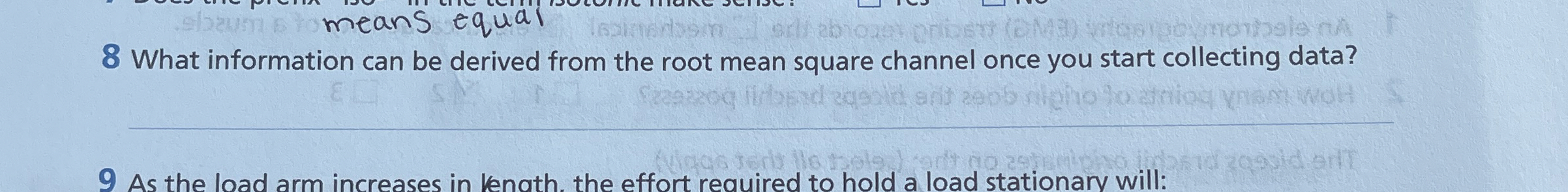 8 What information can be derived from the root