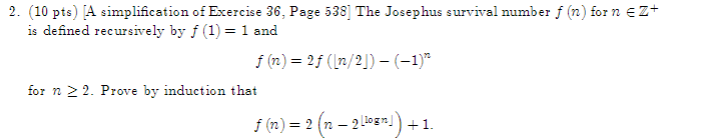 ( 1 0 pts ) [ A simplification of Exercise 3 6 ,