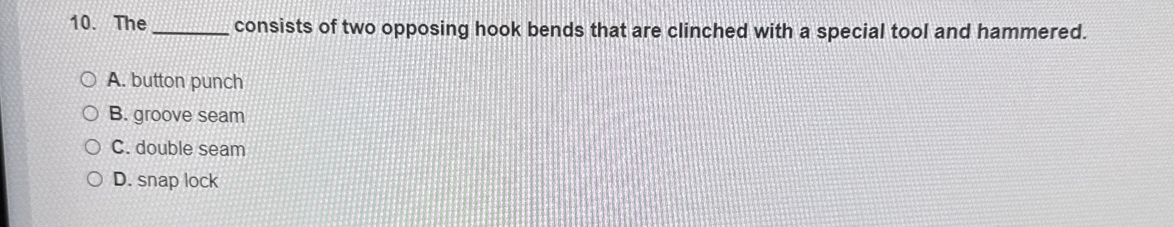 The q , consists of two opposing hook bends that