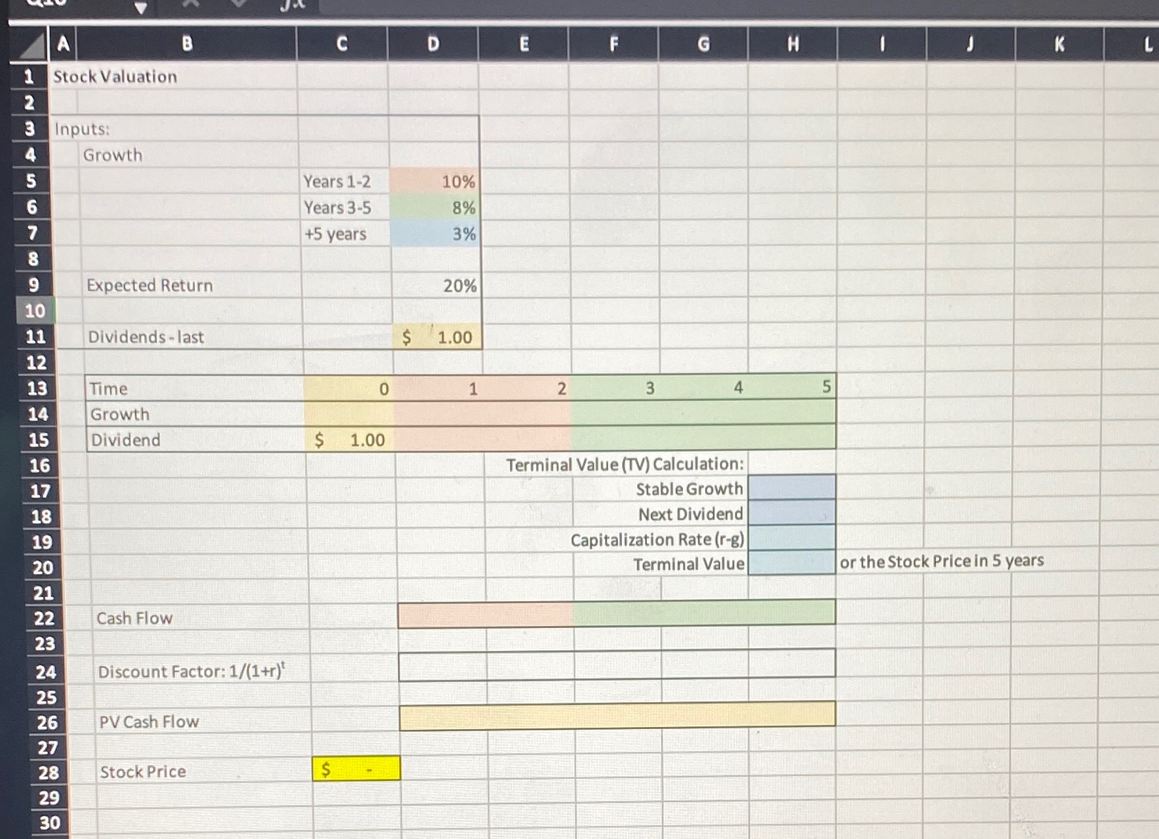 Please solve for the empty highlighted boxes. Add