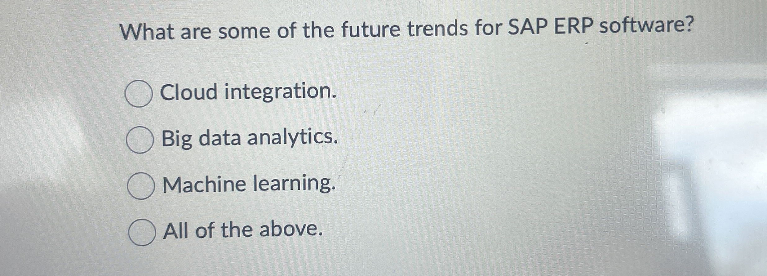 What are some of the future trends for SAP ERP