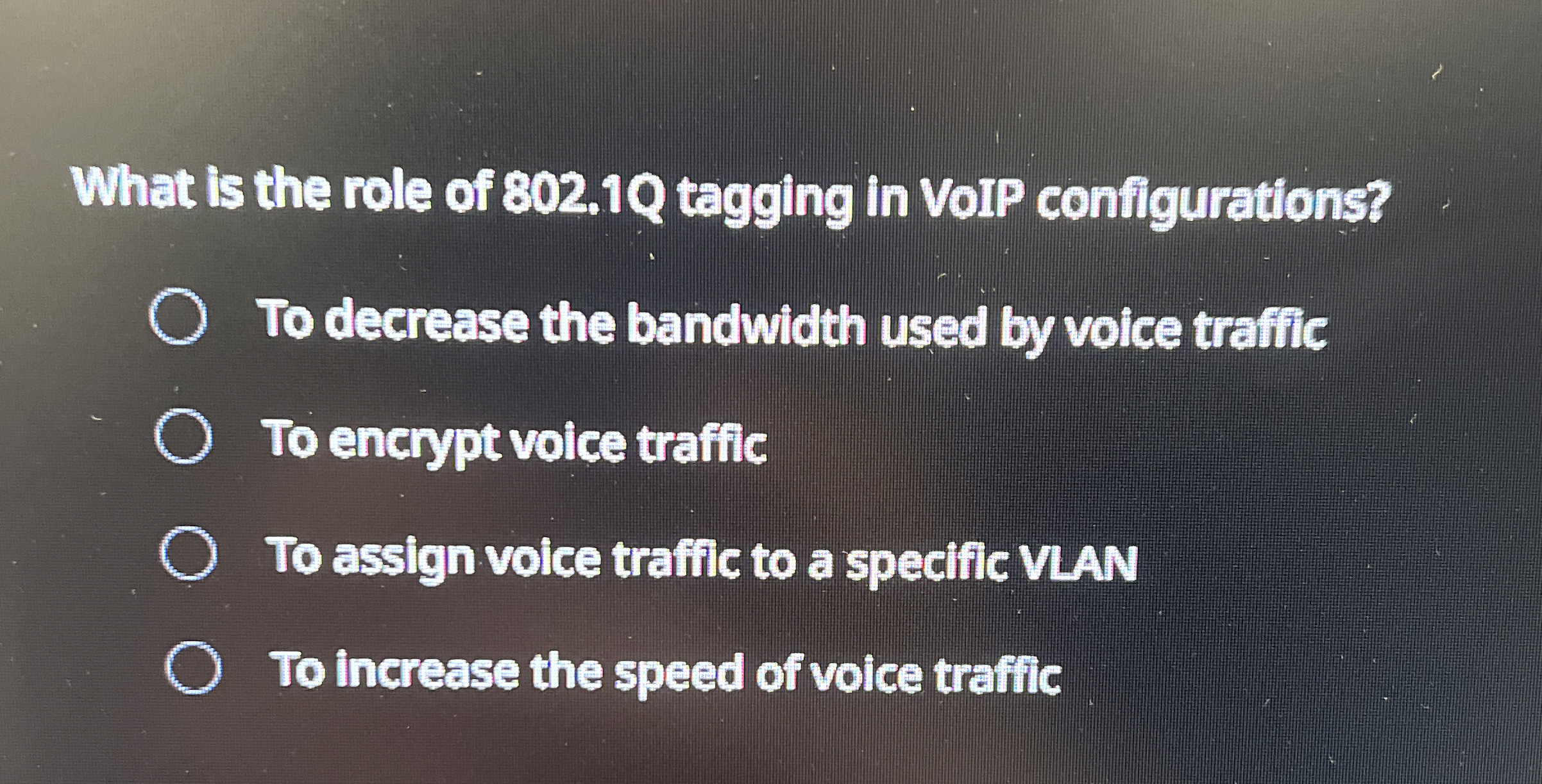 What is the role of 8 0 2 , 1 Q tagging in VoIP